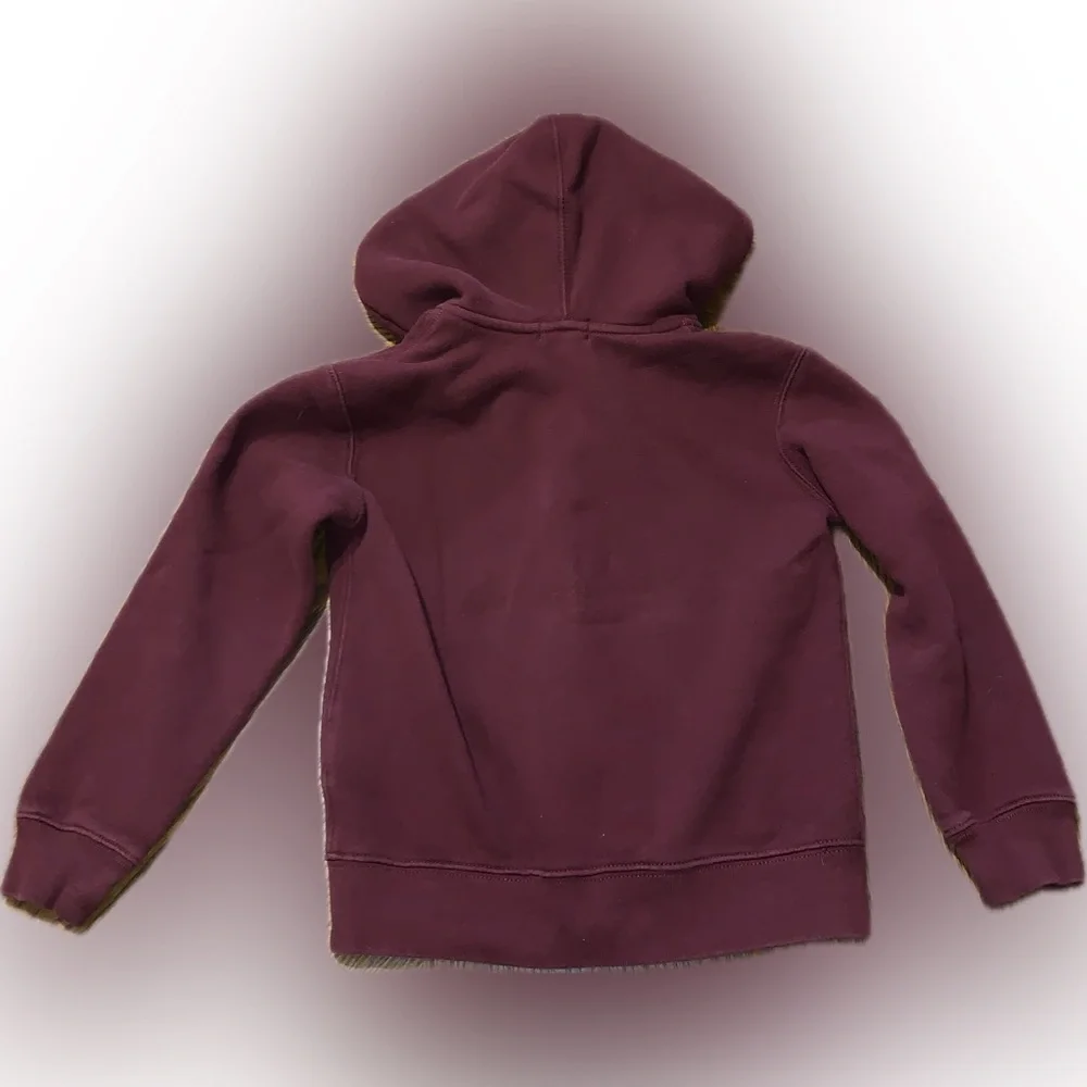 Polo by Ralph Lauren Kids Hoodie Jacket Sweater Burgundy Red Pony Logo Youth 6